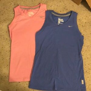 2 Nike cotton tees